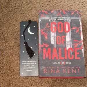 God of Malice - Legacy of Gods Rina Kent + Free bookmark